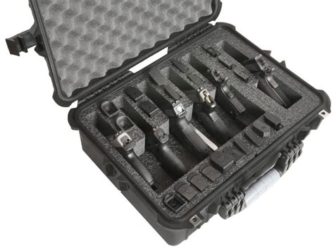 Case Club 6 Pistol Waterproof Case with Silica Gel & Heavy-Duty Foam