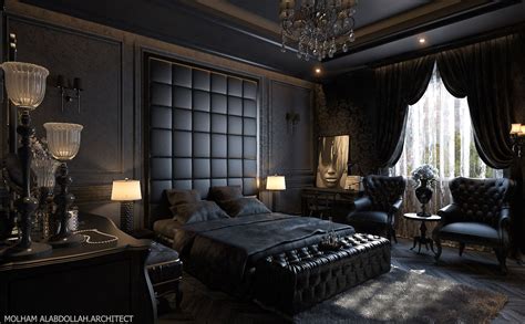 Luxury Black Interior Design Bedroom – BESTHOMISH