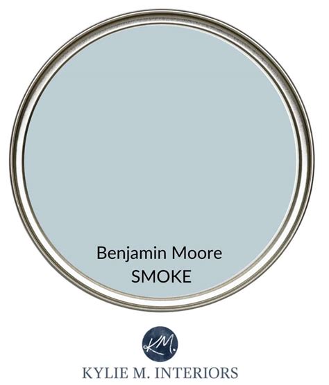 BENJAMIN MOORE SMOKE 2122-40: Paint Color Review - Kylie M Interiors