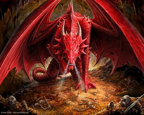 Bilder Drachen Anne Stokes Dragons Lair Fantasy