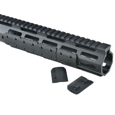 M-Lok Rail Cover Low Profile SNAP-IN Panels for MLOK Handguard Black ...