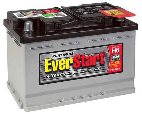 EverStart Platinum AGM Battery, Group Size H6 – Walmart Inventory ...