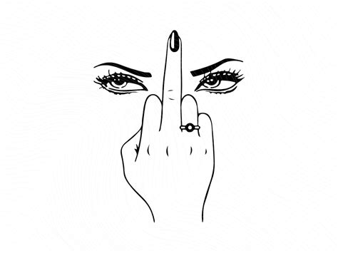 Middle Finger SVG Bundle - Clip Art Library