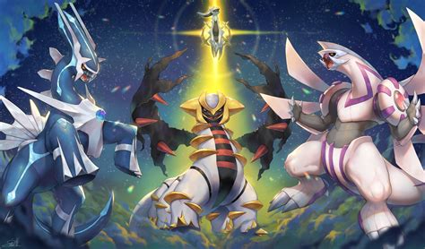 giratina, arceus, dialga, palkia, and giratina (pokemon) drawn by ...