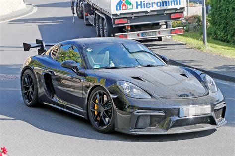 This Must Be The Porsche Cayman GT4 RS Testing