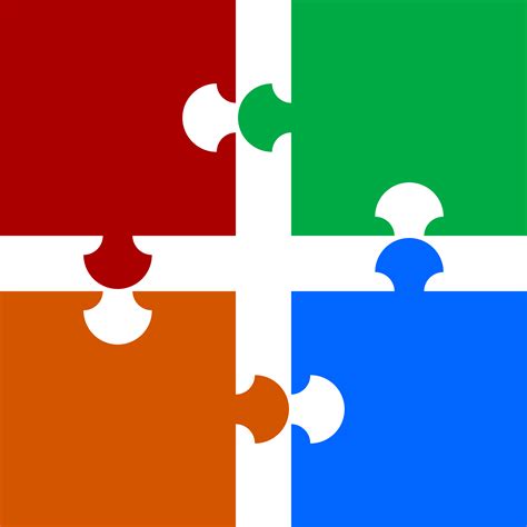 Clipart - Puzzle Pieces