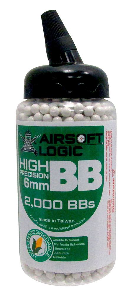 Airsoft Logic® 2000 0.32 Gram Biodegradable Airsoft BBs - Airsoft BBs ...