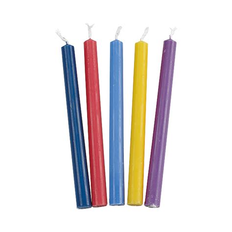 Value Pack Multi Colored Hanukkah Candles