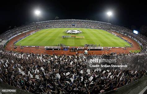 Partizan Belgrade Stadium Photos and Premium High Res Pictures - Getty ...