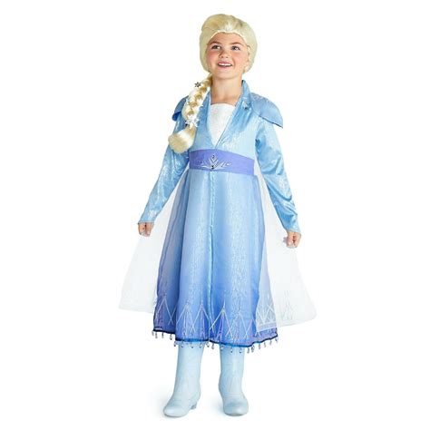 NWT Disney Store Ice Queen Elsa Costume Dress for Girls Frozen II Size ...