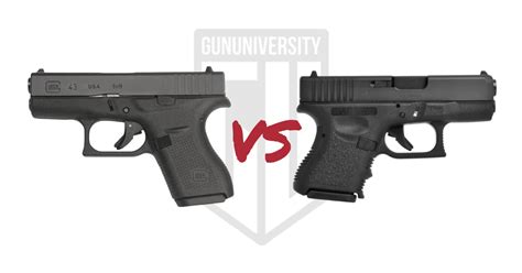 Glock 43 vs Glock 26: 2024 Mini Glock 9mm Comparison