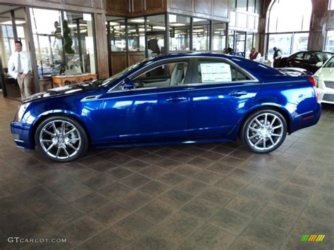 Opulent Blue Metallic 2012 Cadillac CTS 3.0 Sedan Exterior Photo ...