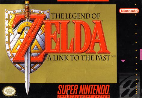 The Legend of Zelda: A Link to the Past (1991) SNES box cover art ...