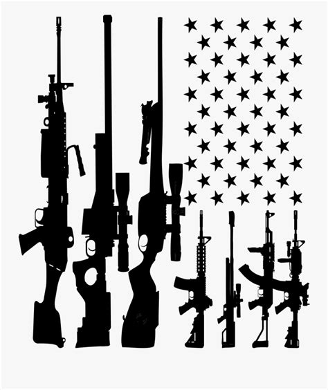 American Flag Guns Svg , Free Transparent Clipart - ClipartKey