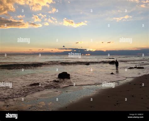 Santa Barbara sunset Stock Photo - Alamy