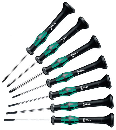 WERA, Precision Screwdriver Set - 100V09|05345271001 - Grainger