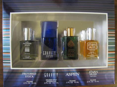 Cologne Gift Set: Prefered Stock, Gravity, Aspen & Jovan Musk for Men ...