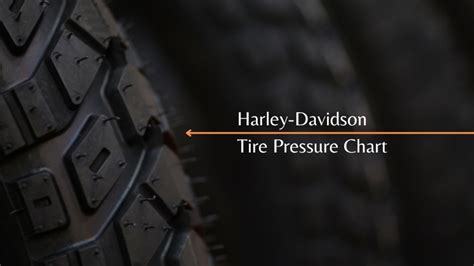 Harley Davidson Tire Pressure Chart: A Comprehensive Guide 2023 - Vehicolic