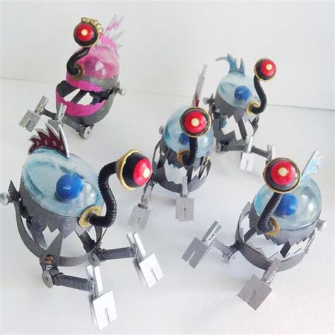 Items similar to DreamWork's Megamind Miniature Brainbot Handmade Model ...