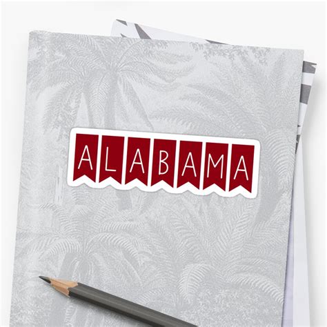 "alabama" Sticker by clairekeanna | Redbubble