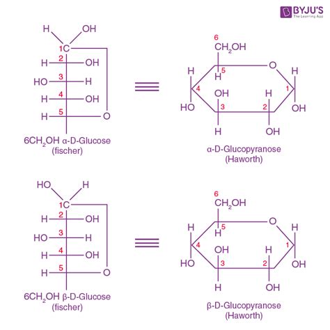 Chemical Structure Of Glucose Chain Form