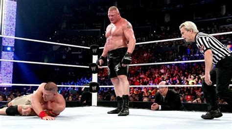 John Cena vs. Brock Lesnar – WWE World Heavyweight Championship Match ...