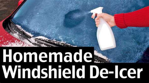 Homemade Windshield De-Icer Spray Recipe For Your Car - YouTube