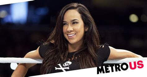 WWE legend AJ Lee reveals new blue hair in dramatic transformation ...