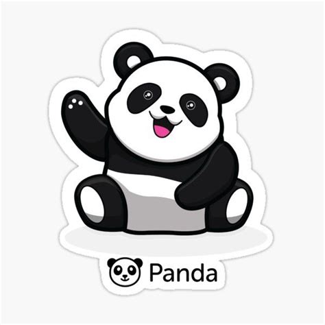 "Panda so cute" Sticker for Sale by NATTHA-SHOP | Cute stickers, Panda ...