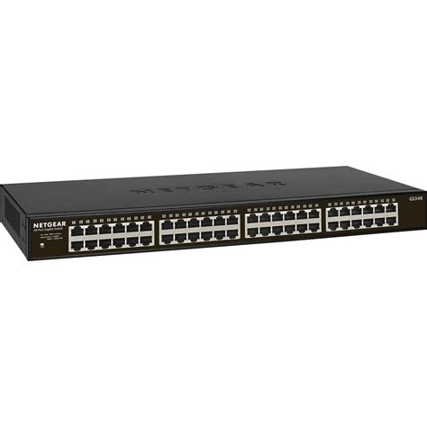 Netgear 48-Port GS348 Gigabit Unmanaged Switch GS348-100NAS B&H