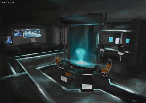 Sci Fi Room Concept Art