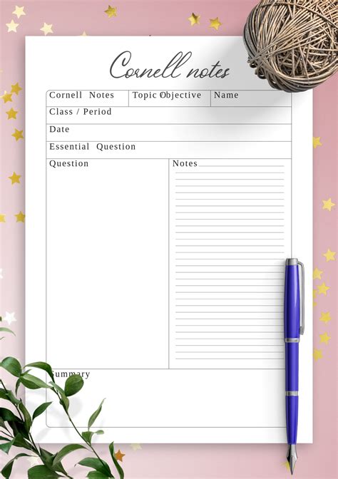 Bible Free Printable Note Taking Templates : 14 Best Images of Bible ...