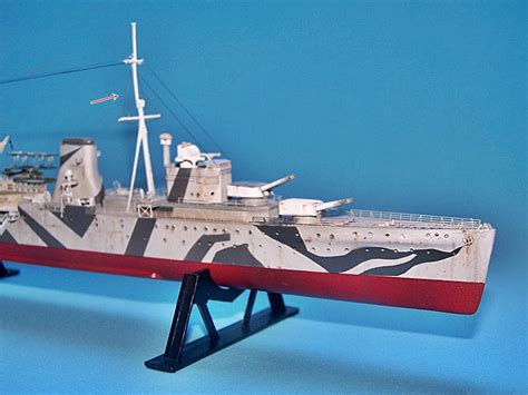 maquetas-sario: HMS AJAX AIRFIX 1/700 CON FOTOGRABADOS DE WHITE ENSIGN ...