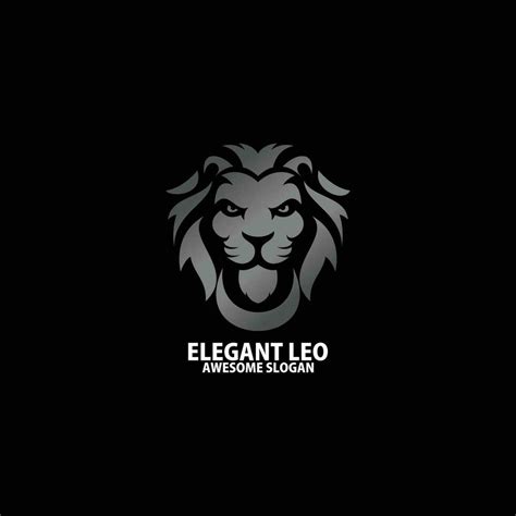 elegant leo logo design gradient color 25457148 Vector Art at Vecteezy