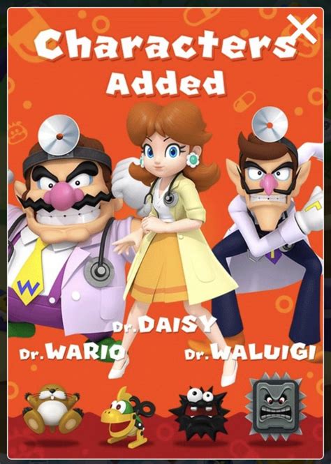 Dr Daisy, Dr Wario and Dr Waluigi Have Been Added to Dr Mario World ...