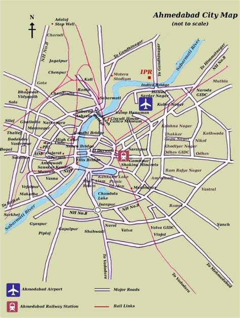 Large Ahmedabad Maps for Free Download and Print | High-Resolution and ...