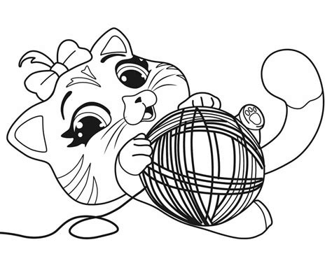 Meatball from 44 Cats Coloring Page - Free Printable Coloring Pages for ...