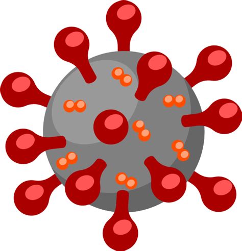 Sars Cov 2 Coronavirus Cartoon - Corona Virus Svg Free Clipart - Full ...