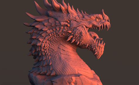 ArtStation - Dragon Statue | Resources