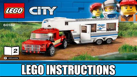 LEGO Instructions | City | 60182 | Pickup & Caravan (Book 2) - YouTube