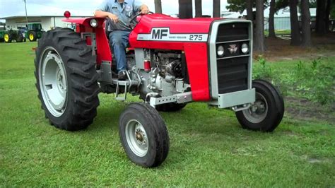 1980 MASSEY-FERGUSON 275 For Sale - Online Auction Ends 8/10/11 - YouTube