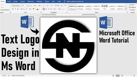 Microsoft Office Tutorial -- Text Logo Design in Ms Word (Logo Making ...