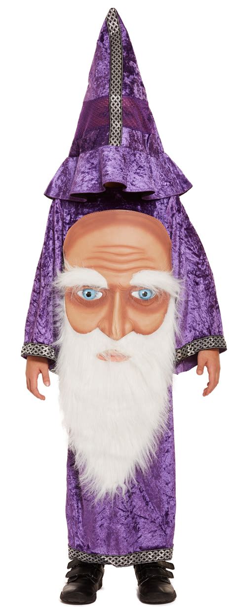 Kids Wizard Jumbo Face Costume