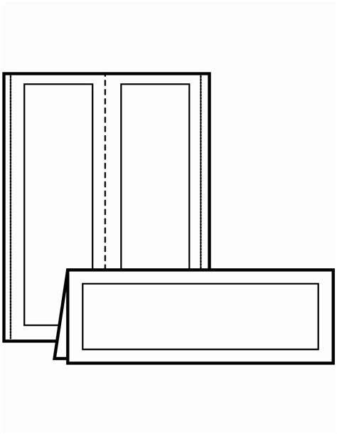 Template For Table Tent Cards