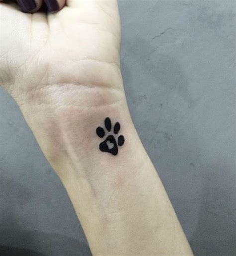 50 Amazing Paw Print Tattoo Ideas for Pet Lovers (2018) - TattoosBoyGirl