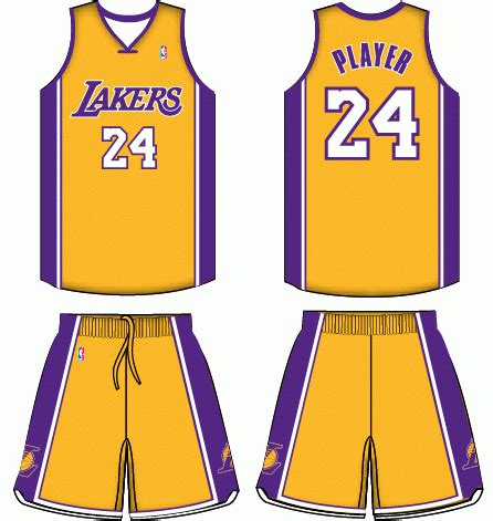 Los Angeles Lakers Home Uniform - National Basketball Association (NBA ...