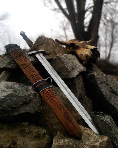 Medieval Viking Sword, Viking Sword, Medieval Hand Forged Sword ...