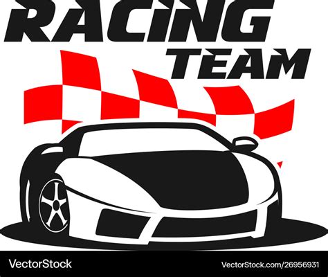 Racing car logo Royalty Free Vector Image - VectorStock