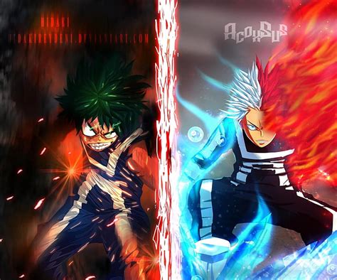 Anime Wallpapers Deku And Todoroki - Share the best gifs now >>>.