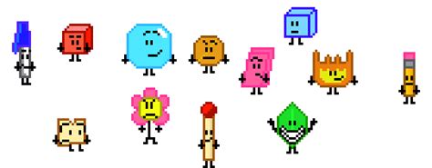 BFDI Characters | Pixel Art Maker